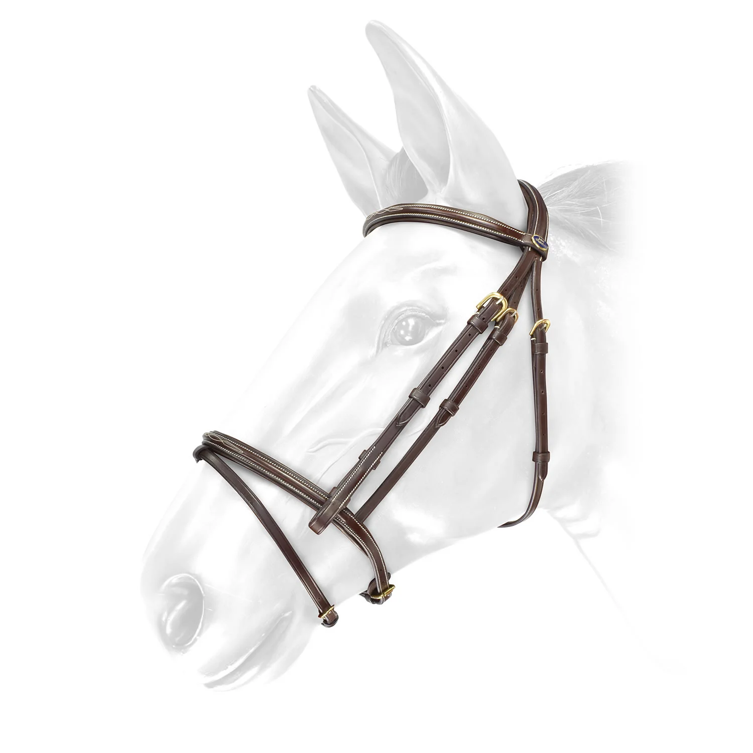 Whitaker Valencia Deluxe Flash Bridle With Reins - Image 3