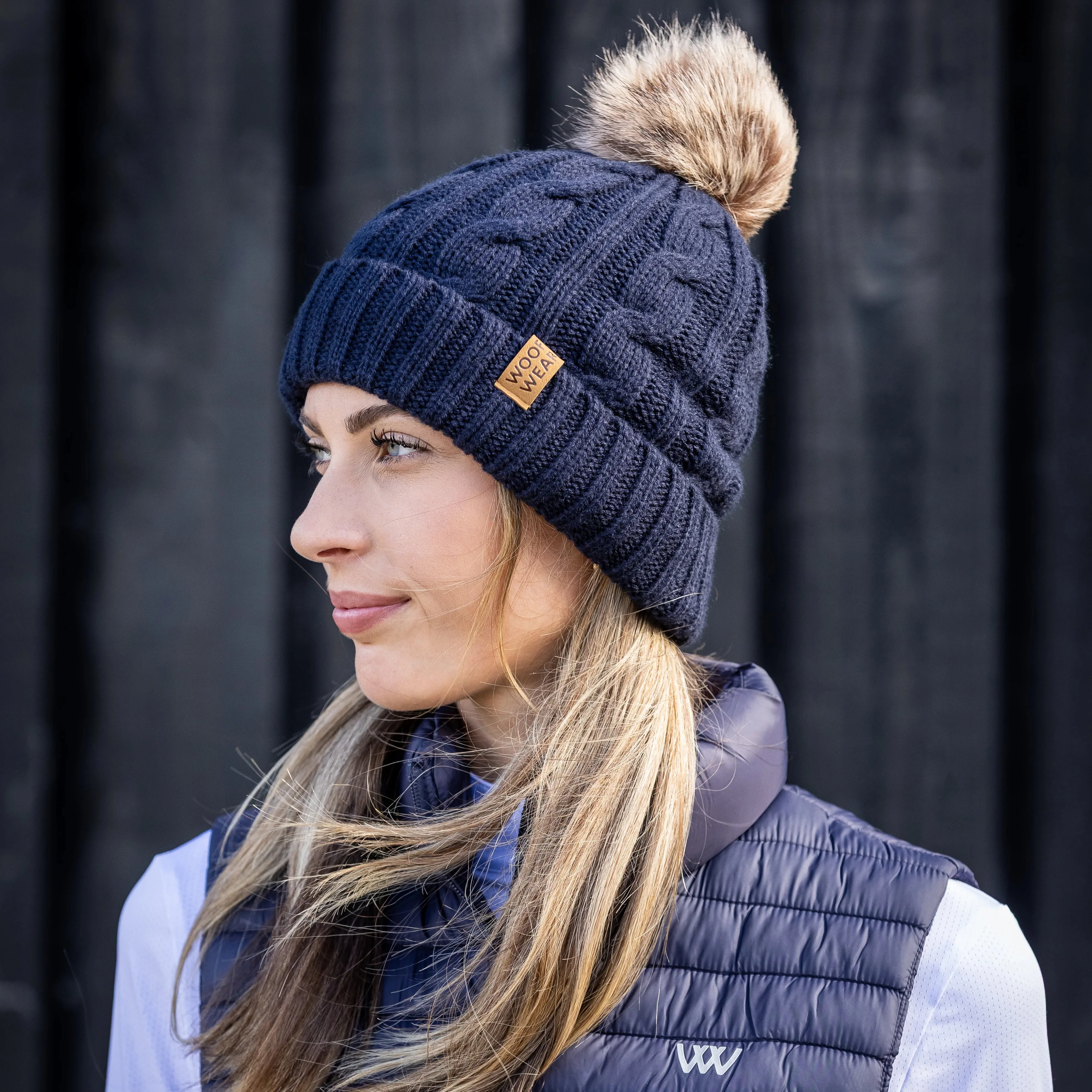 Woof Wear Cable Beanie - Image 2