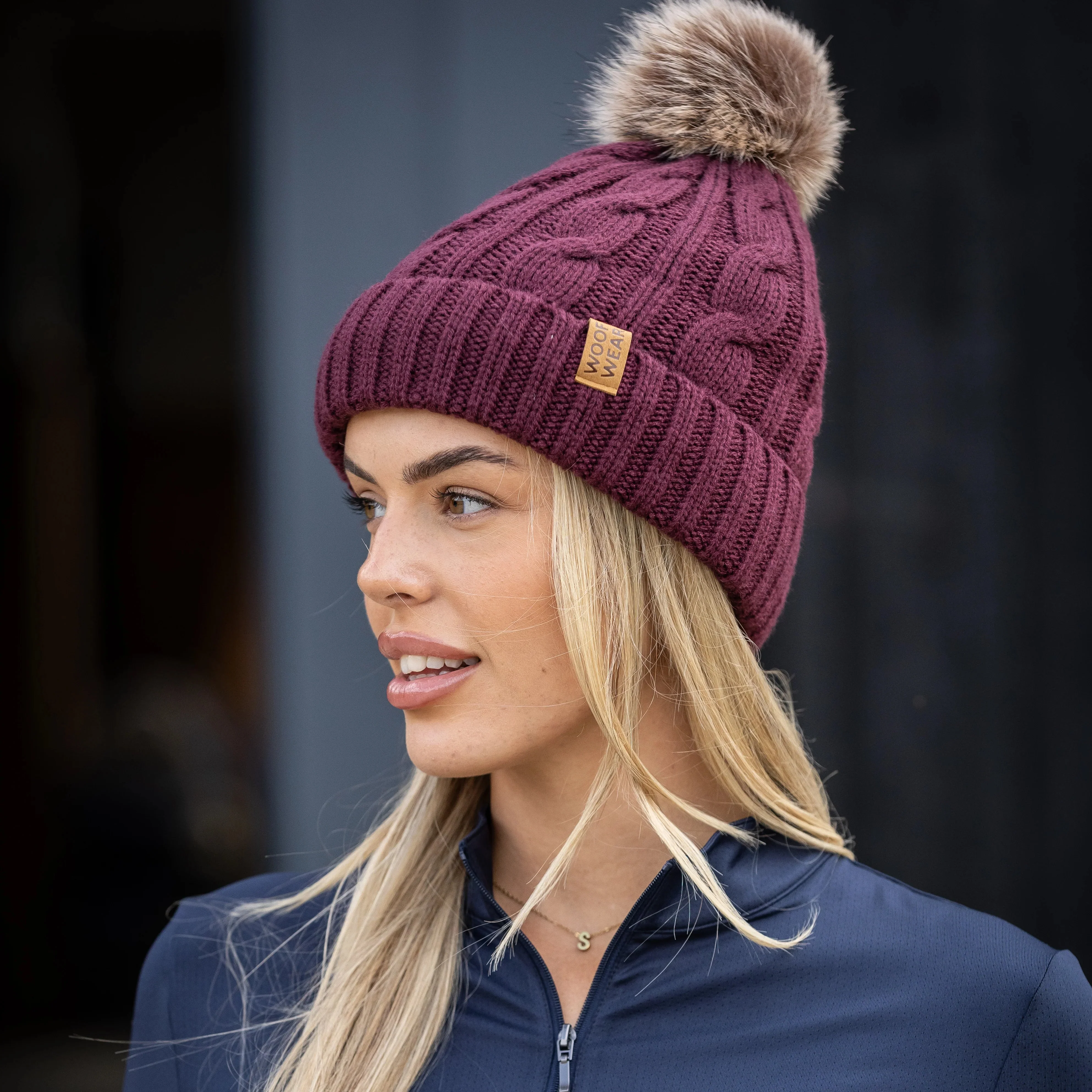 Woof Wear Cable Beanie - Image 4