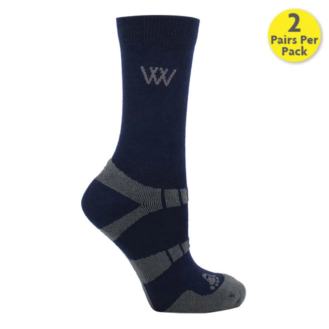 Woof Wear Short Bamboo Waffle Riding Socks - Image 5